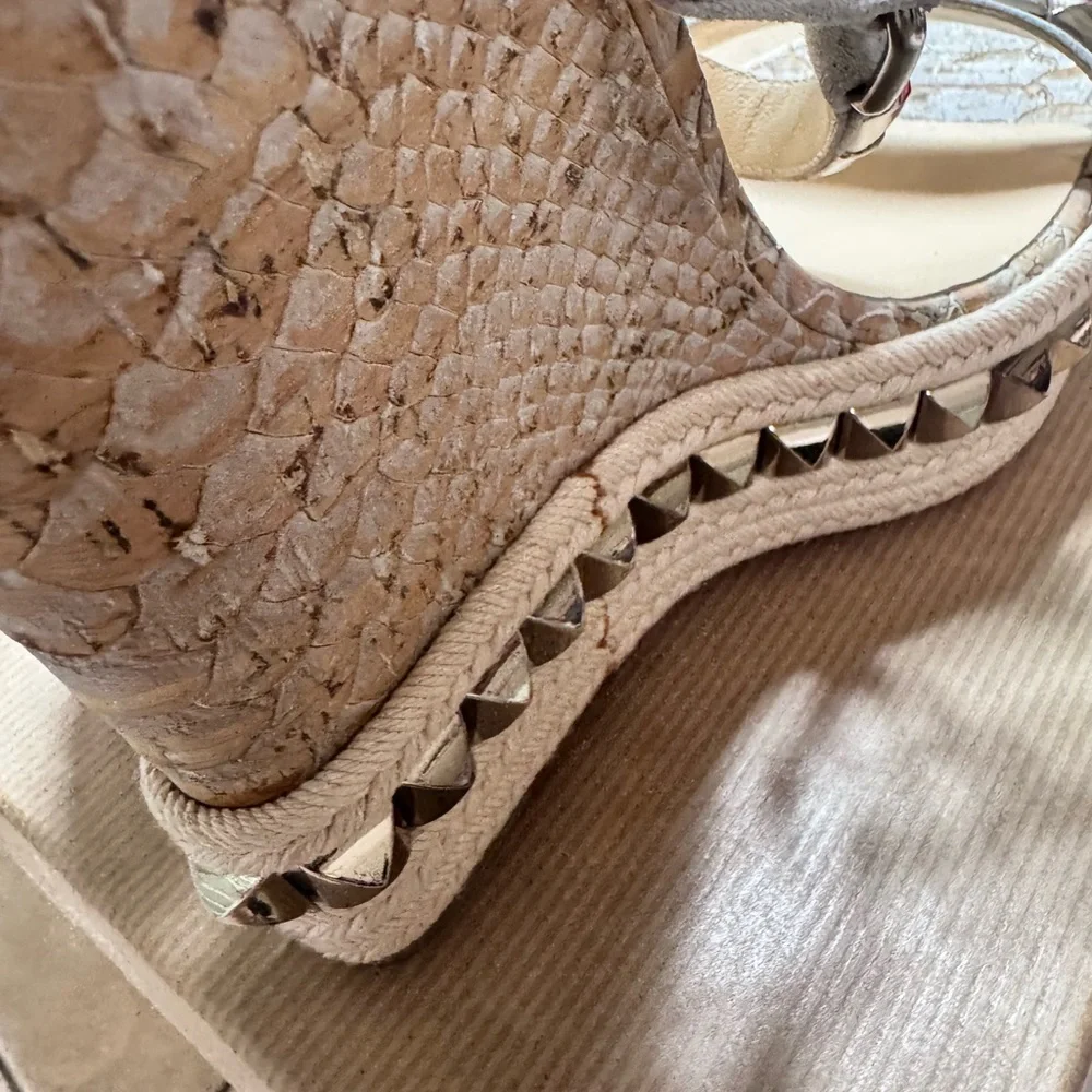 Christian Louboutin Brown Platform Shoes